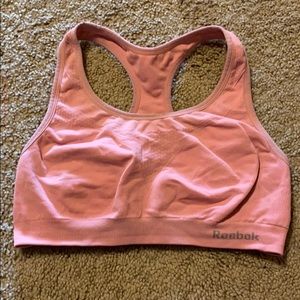 pink sports bra